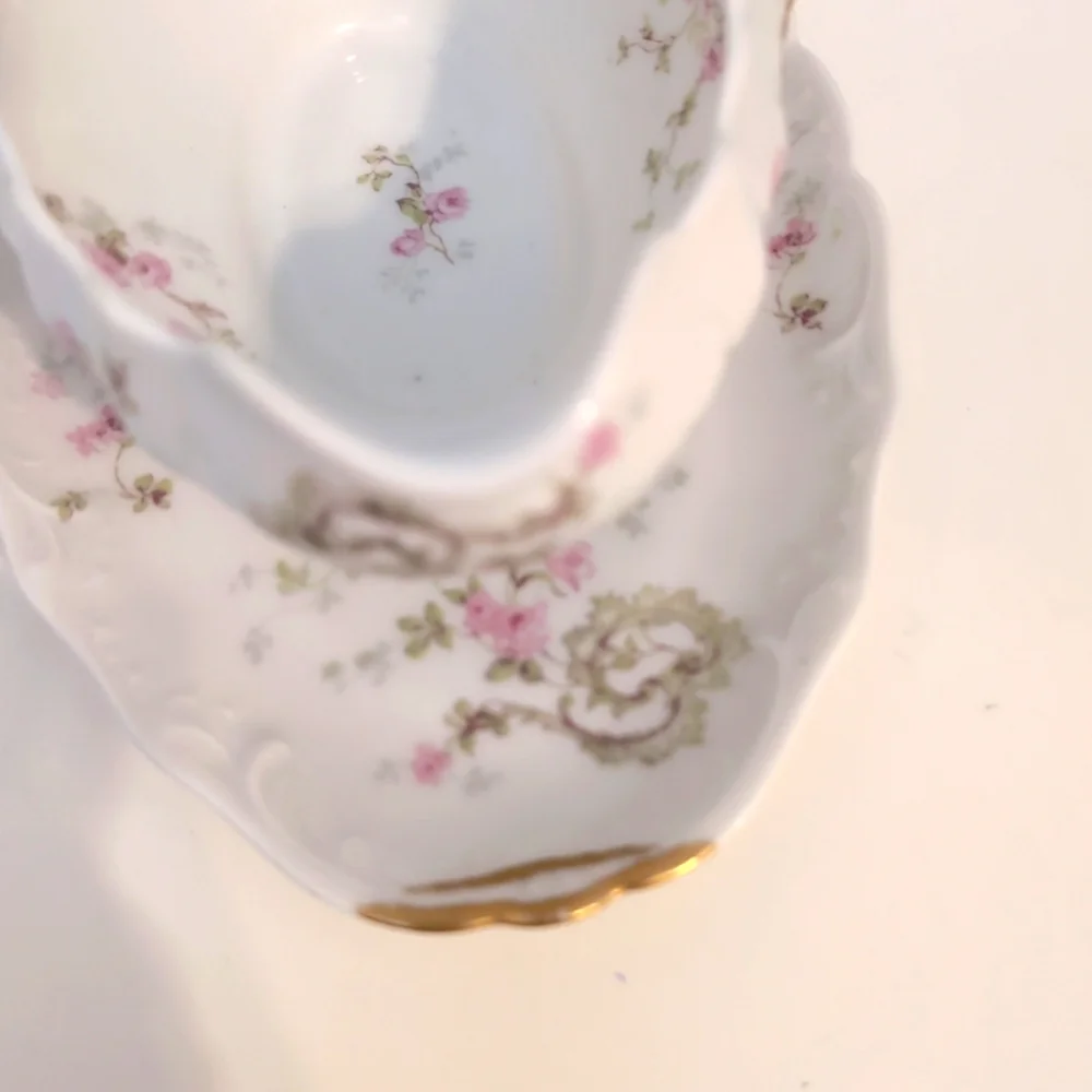 HAVILAND LIMOGES‎ Floral GRAVY BOAT 1900-1919 France Antique